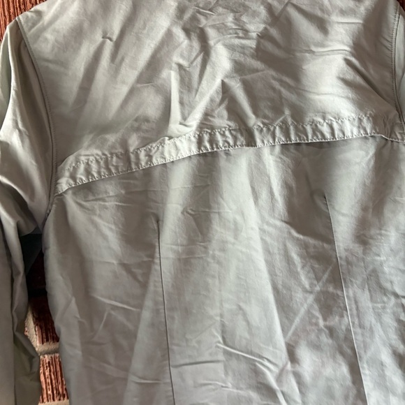 L.L Bean Tan Lined Netted Men’s Button Down Shirt Size Medium - Picture 7 of 7